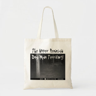 The Dog Man ~ Black Shuck Game Cam U.P. Tote Bags