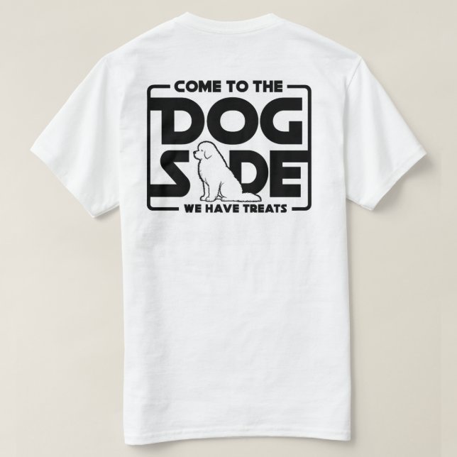 The Dog Side (Black logo) T-Shirt (Design Back)