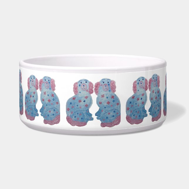 The Dog Sisters Staffordshire Dogs Bowl (Front)