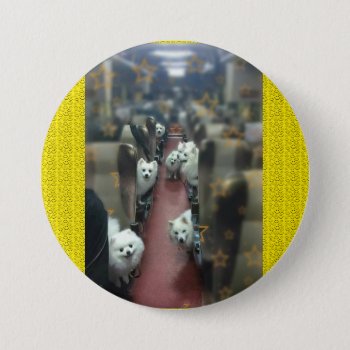 The Dog Train      Button by stanrail at Zazzle