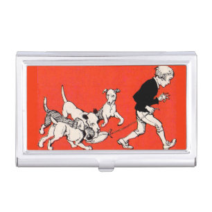 the dog walker business card case