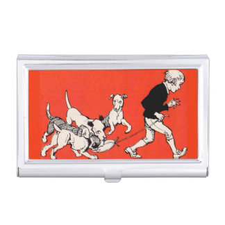 the dog walker business card case