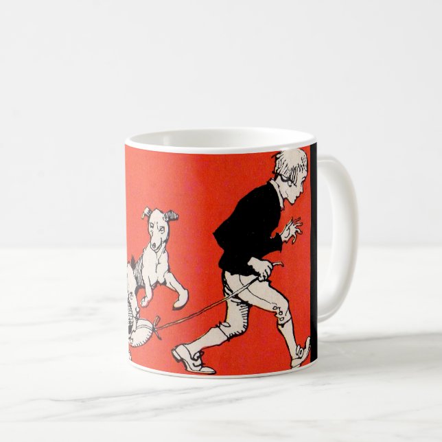 the dog walker coffee mug (Front Right)
