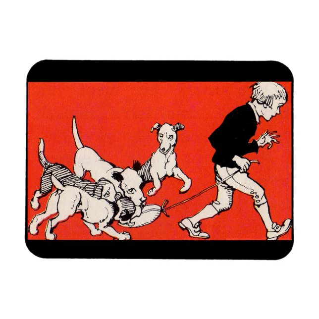 the dog walker magnet (Horizontal)