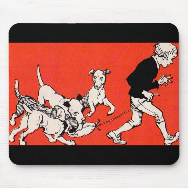 the dog walker mouse pad (Front)