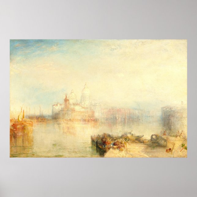 The Dogana, Venice - William Turner Fine Art Poster (Front)