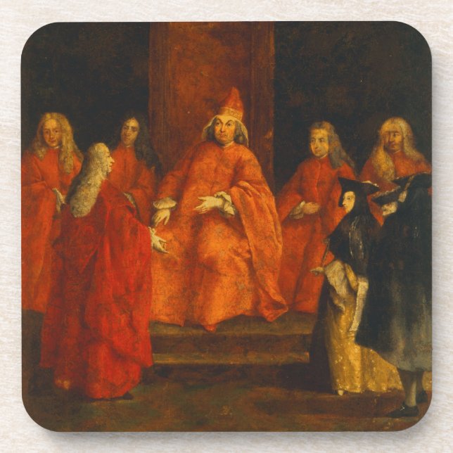 The Doge Grimani on his Throne Coaster (Front)