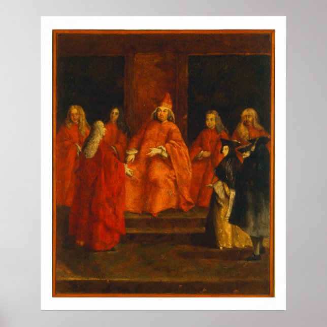 The Doge Grimani on his Throne Poster (Front)