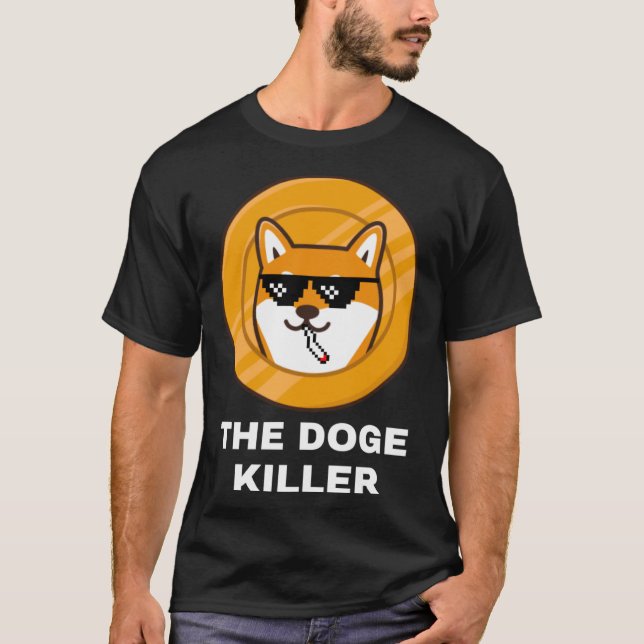 The Doge Killer Shiba Inu Token Coin Shib Crypto H T-Shirt (Front)
