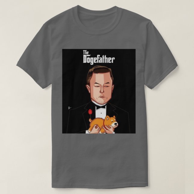 The Dogefather Funny T-Shirt (Design Front)