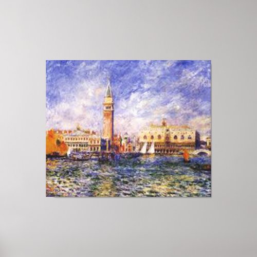 The Doges Palace Venice by Renoir Canvas Print