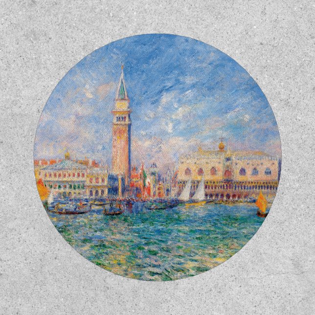 The Doge's Palace, Venice by Renoir  Patch (Front)