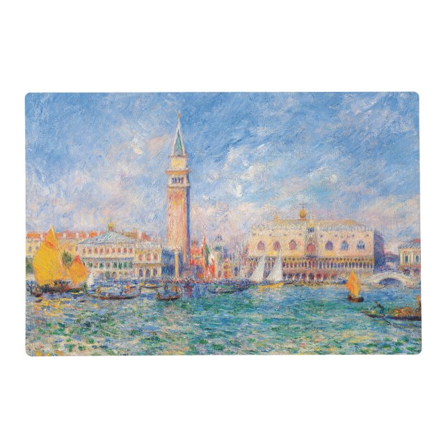 The Doge's Palace, Venice by Renoir Placemat (Front)