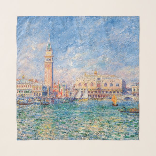 The Doge's Palace, Venice by Renoir Scarf (Front)