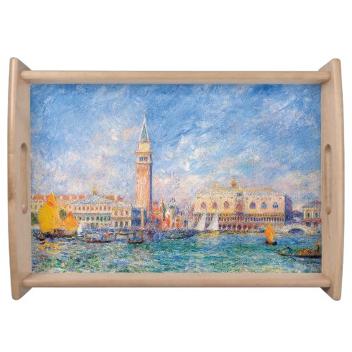 The Doges Palace Venice by Renoir Serving Tray