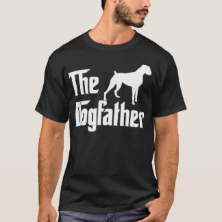 The Dogfather Boxer Dog Lover Gif For Men T-Shirt