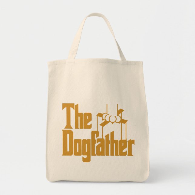 The Dogfather Design  Tote Bag (Front)