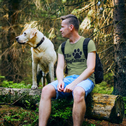 The Dogfather Dog Pet Paw Print T-Shirt