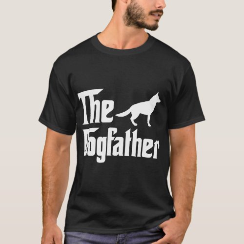 The Dogfather German Shepherd Art T_Shirt