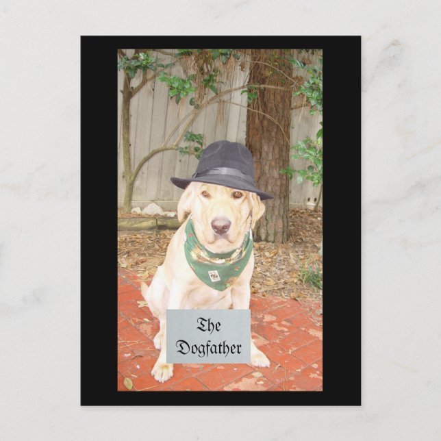 The Dogfather Postcard (Front)
