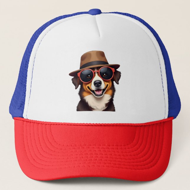 The Dogfather Trucker Hat (Front)