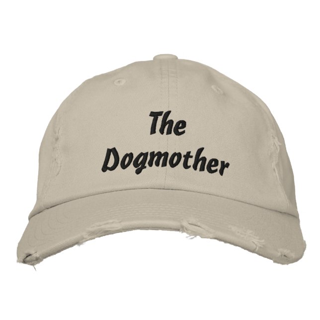 The Dogmother Embroidered Baseball Hat (Front)