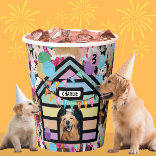 The dogs birthday Party decoration dog cup