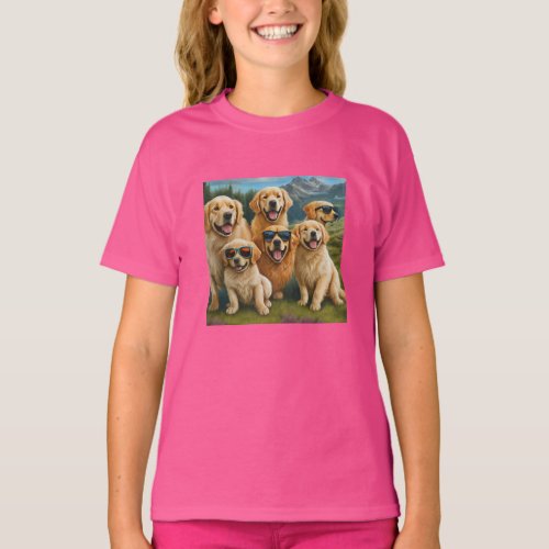 The Dogs Family T_shirt design