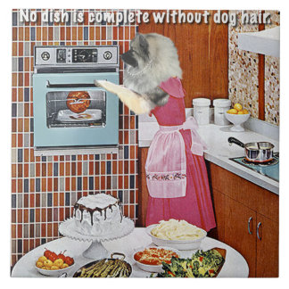 The Dog's Kitchen Rule Tile
