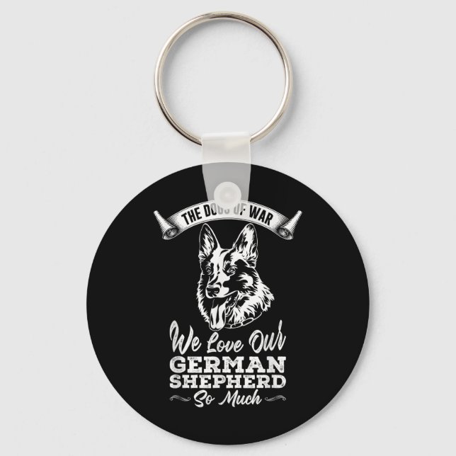 The Dogs Of The War, We Love  Keychain (Front)
