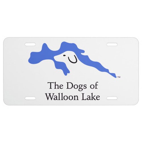 The Dogs of Walloon Lake License Plate