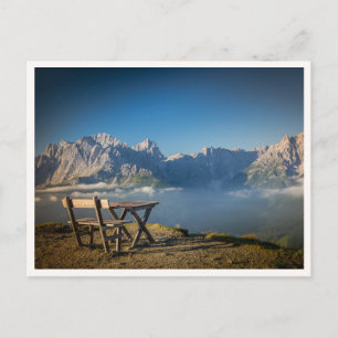 The Dolomites Mountain View Hiking Italy Postcard