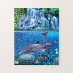 The Dolphin Family Jigsaw Puzzle