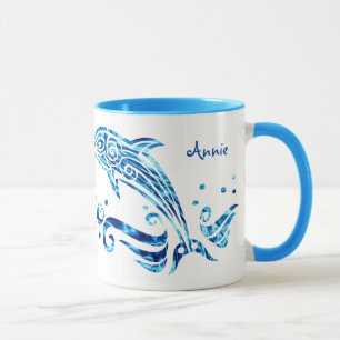 The Dolphin is My Friend Blue Sea Water Marine Joy Mug