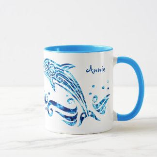 The Dolphin is My Friend Blue Sea Water Marine Joy Mug