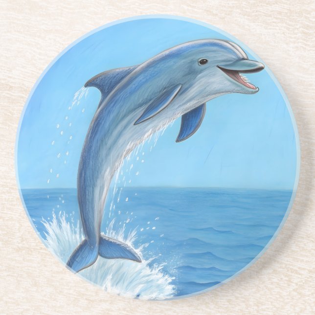 The Dolphin’s Silent Dance Coaster (Front)
