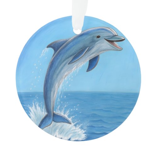 The Dolphin’s Silent Dance Ornament