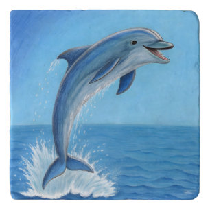 The Dolphin’s Silent Dance Trivet