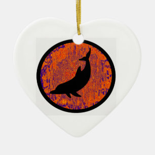 THE DOLPHIN SEEKER CERAMIC ORNAMENT