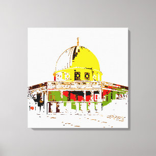 The Dome of the Rock: A Symbol of Peace Canvas Print