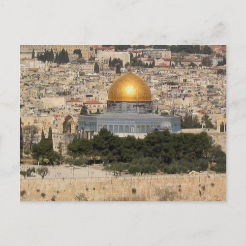 The Dome of the Rock Jerusalem 1 Postcard