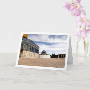 The Dome of the Rock, Jerusalem, Israel Card