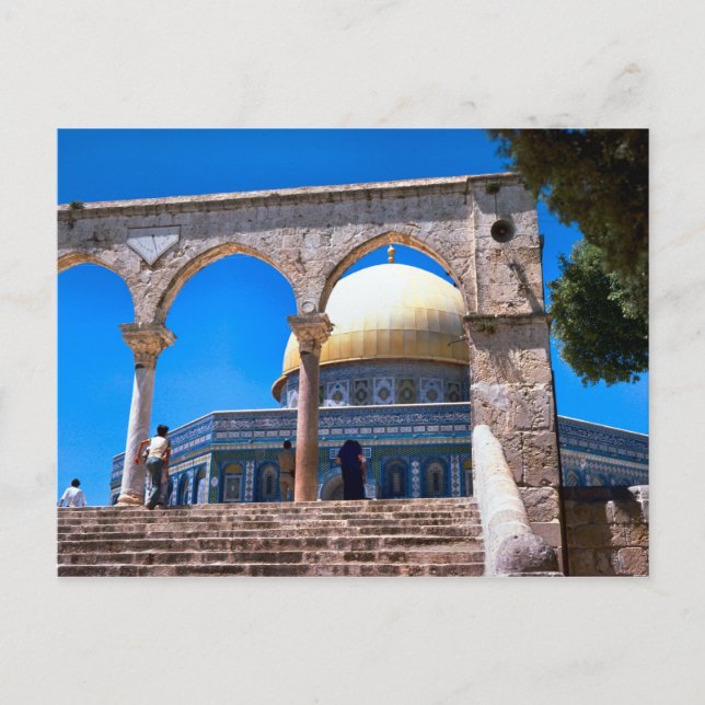 The Dome of the Rock, Jerusalem Postcard (Front)