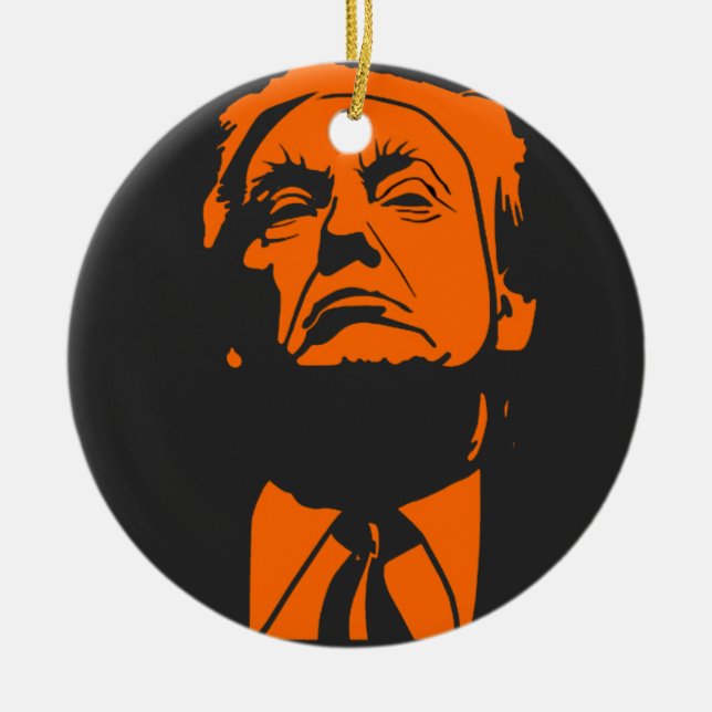 "The Don" Donald Trump Christmas Tree Ornament (Front)