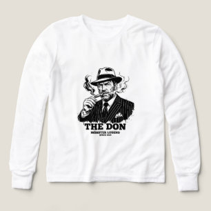 The Don Mobster Legend Cigar Smoking Boss Graphic Tri-Blend Shirts