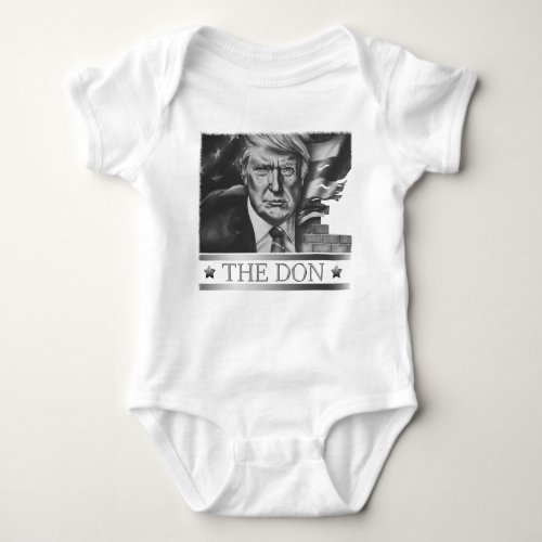 The Don Pencil Drawing Baby Bodysuit