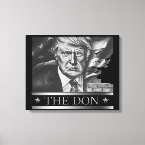 The Don Pencil Drawing Canvas Print