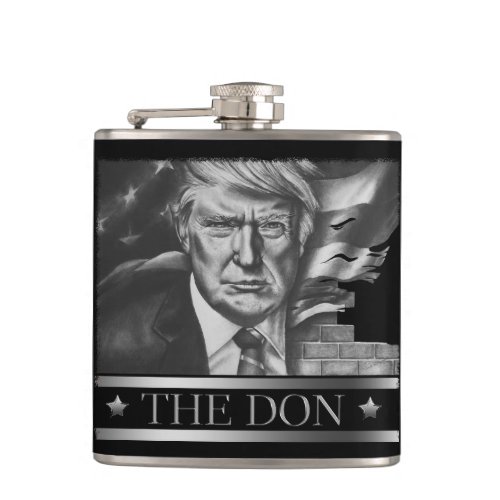 The Don Pencil Drawing Flask