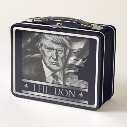 The Don Pencil Drawing Metal Lunch Box
