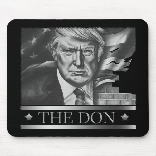 The Don Pencil Drawing Mouse Pad